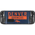 NFL Denver Broncos Blue Performance Series Steam Deck Handheld Gaming Computer Skin